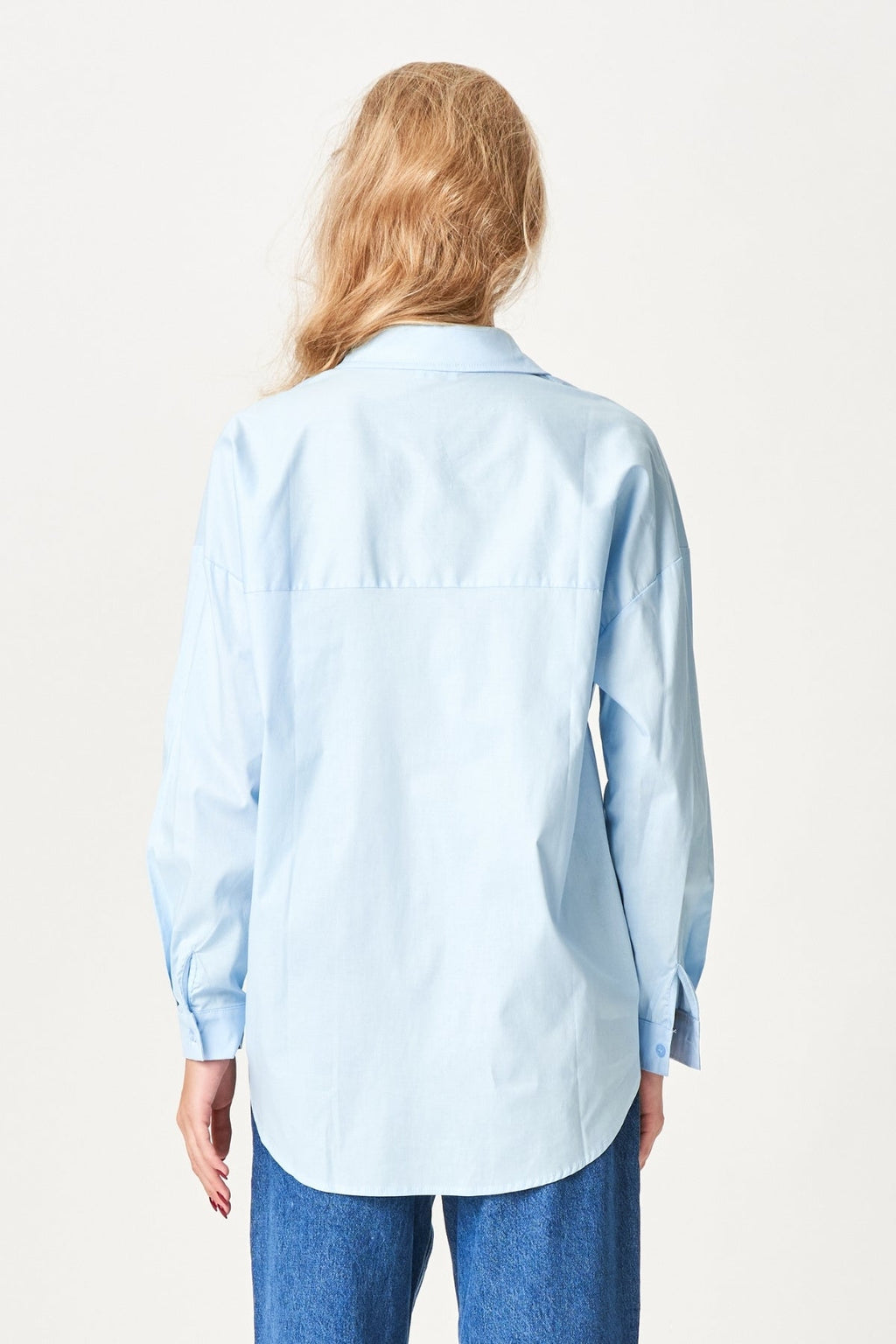 Clara Oversized Shirt - Light Blue