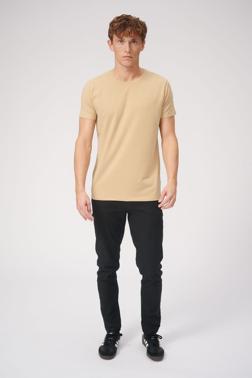 T-shirt de base organique - beige