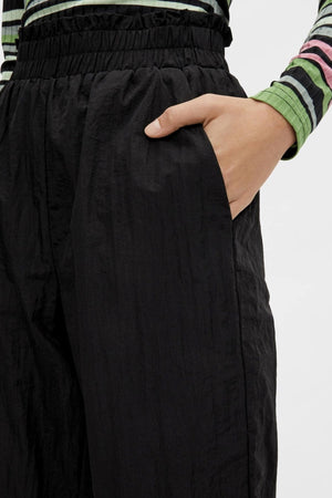 Pantalon à taille haute les silena - noir