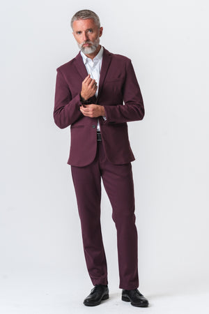 The Original Performance Suit Regular Fit – (Burgundy)
