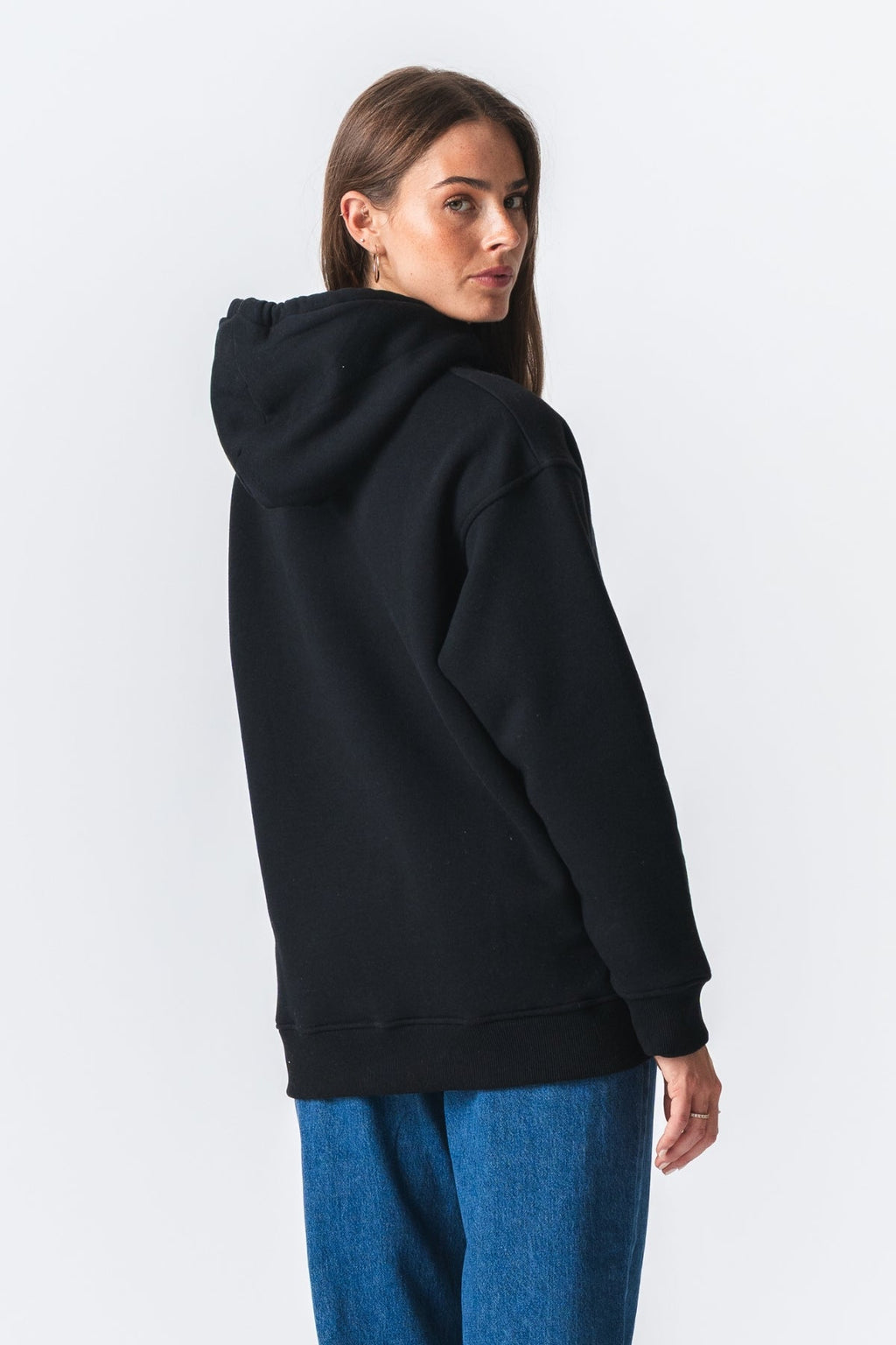 Stella Oversized Hoodie - zwart