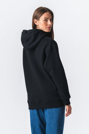Stella Oversized Hoodie - zwart