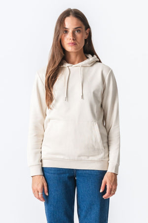Basic Hoodie Sweat - Light Beige