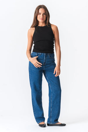 Haut côtelé - noir