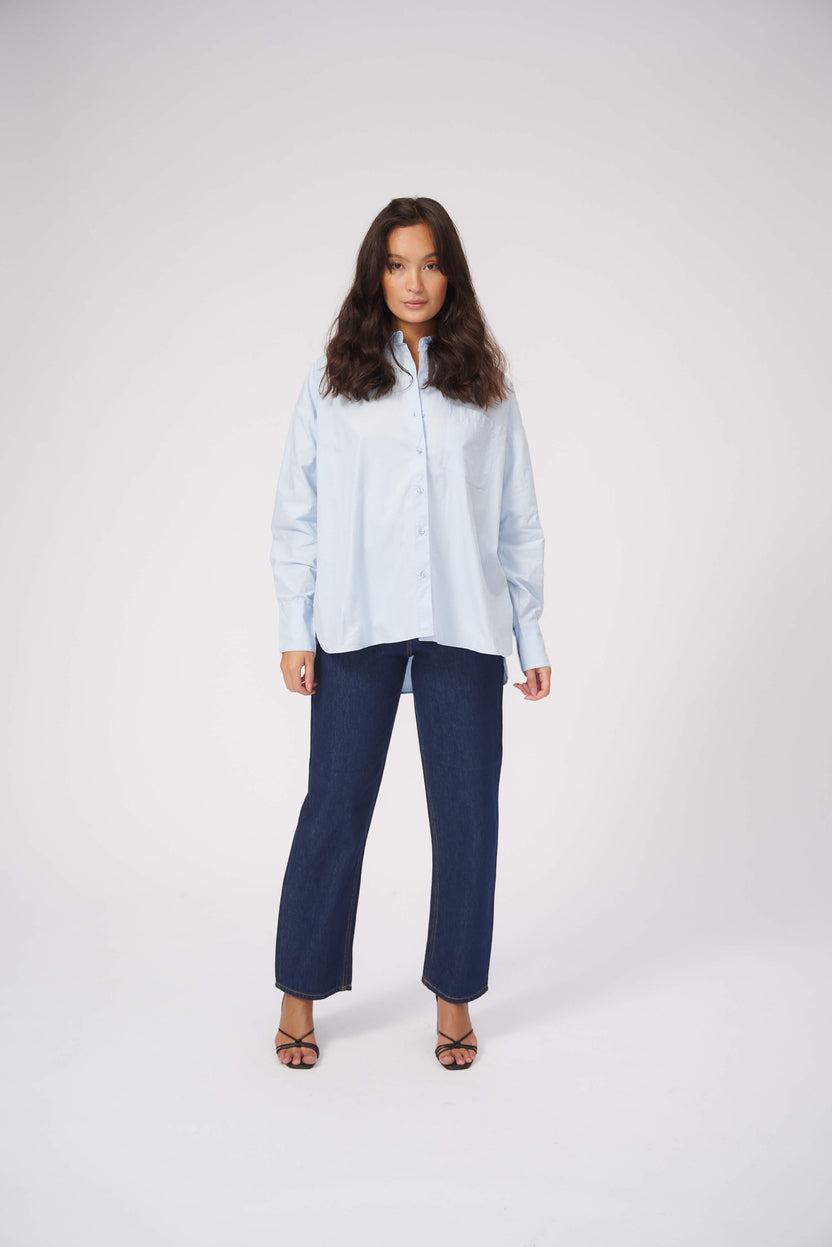 Relaxed Shirt - Light Blue