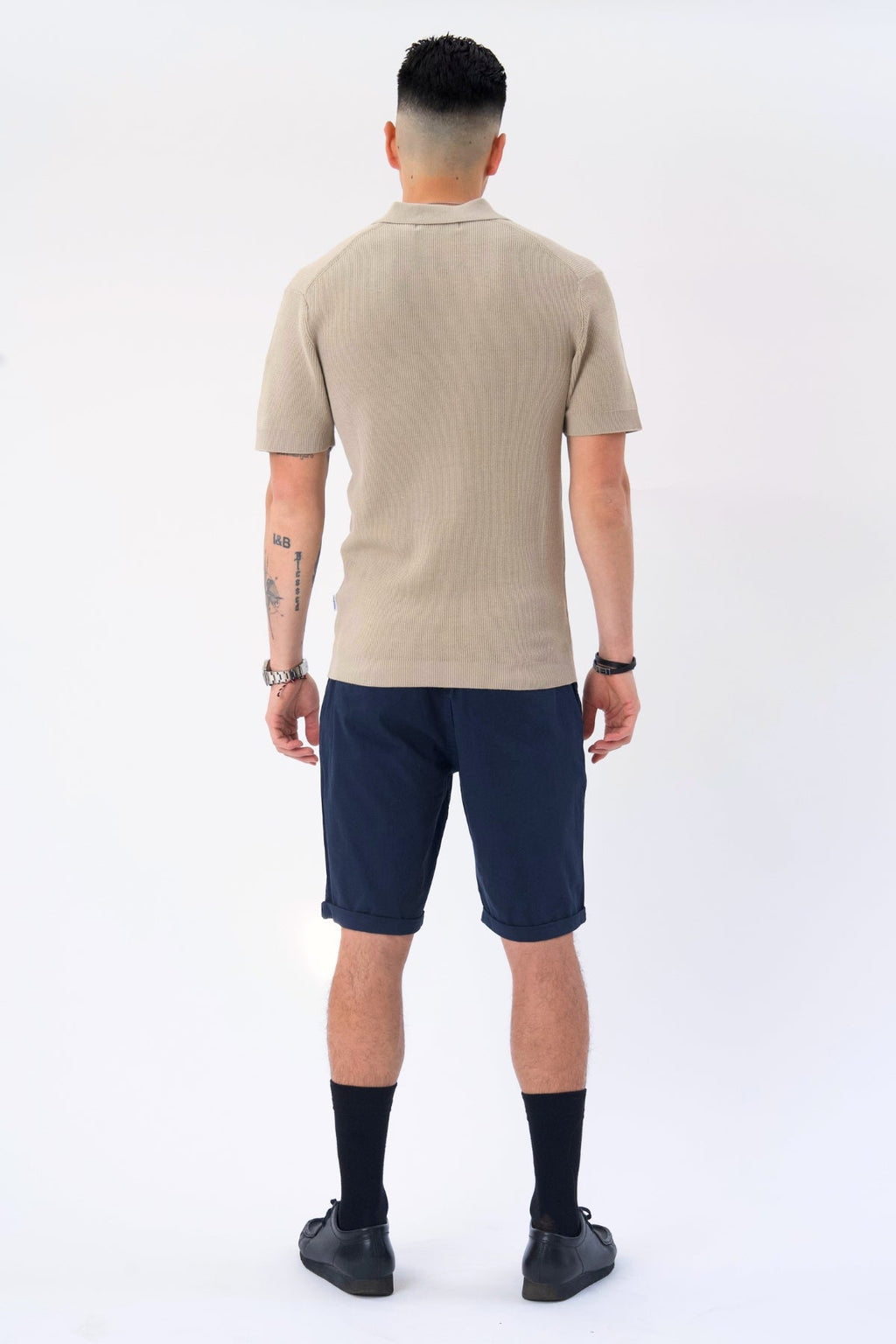 Polo en tricot Garry - Sable
