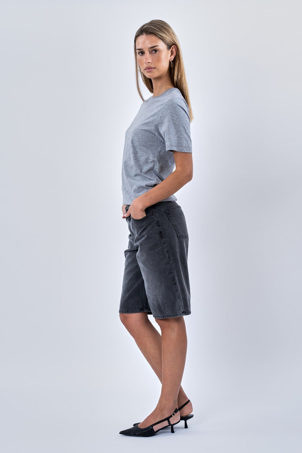 Boyfriend Tee - Gray