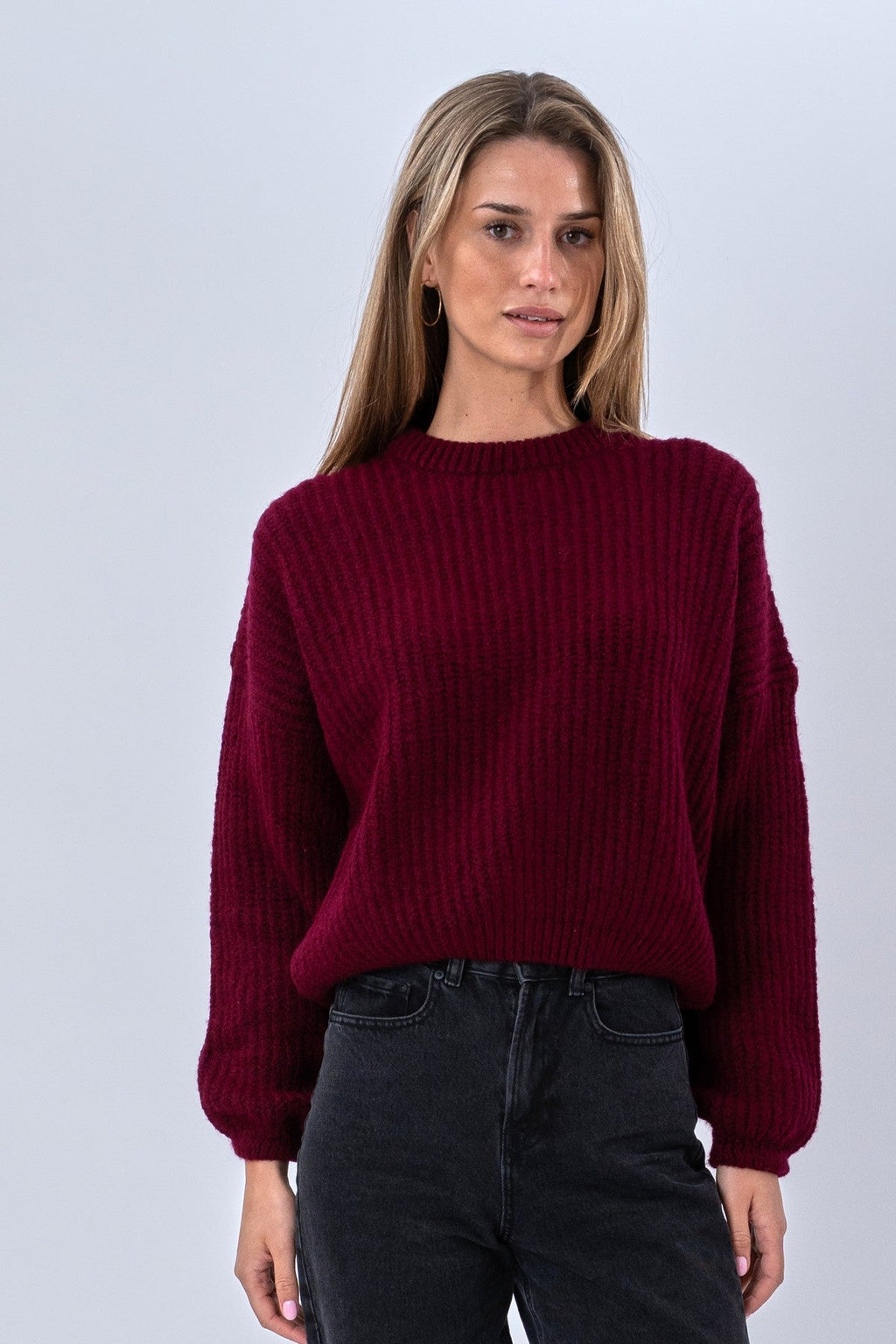 Gabriela Knit - Bourgogne