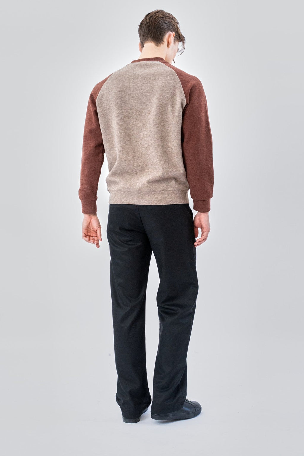 Raglan Sleeve Sweater - Brown