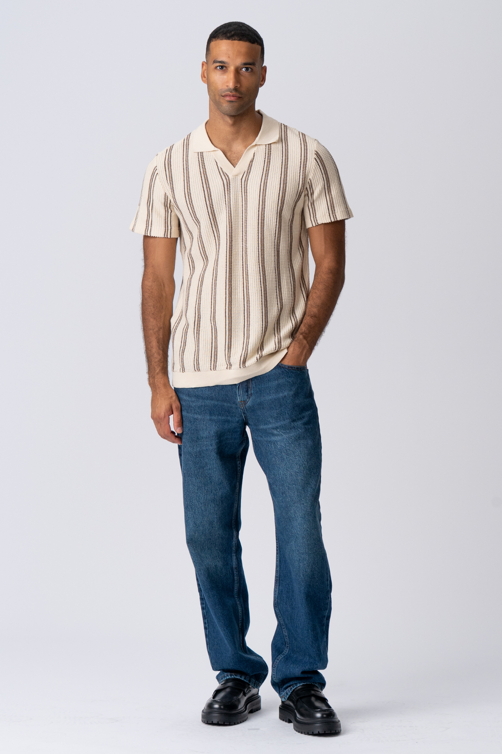 Pulpose à rayures - Sable