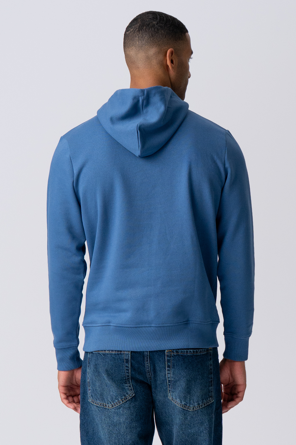 Sweatshirt Hoodie - Stoffig Blauw