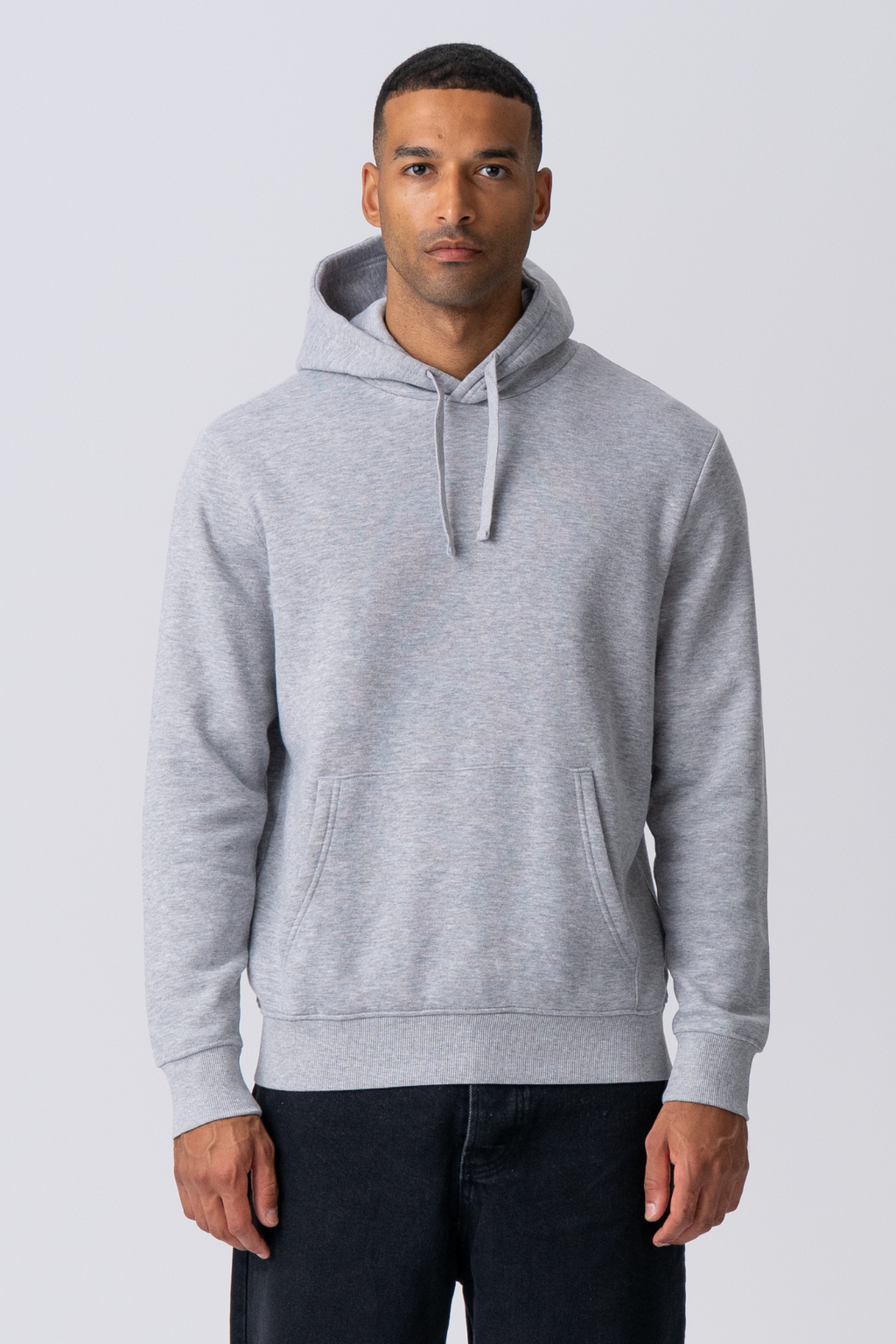 Essential Hoodie - Grey Melange