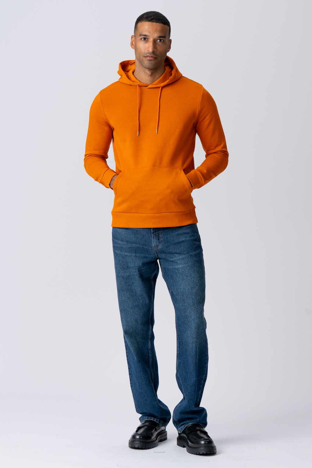 Basic Hoodie Sweat - Oranje