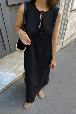 Jenna Tie -jurk - zwart