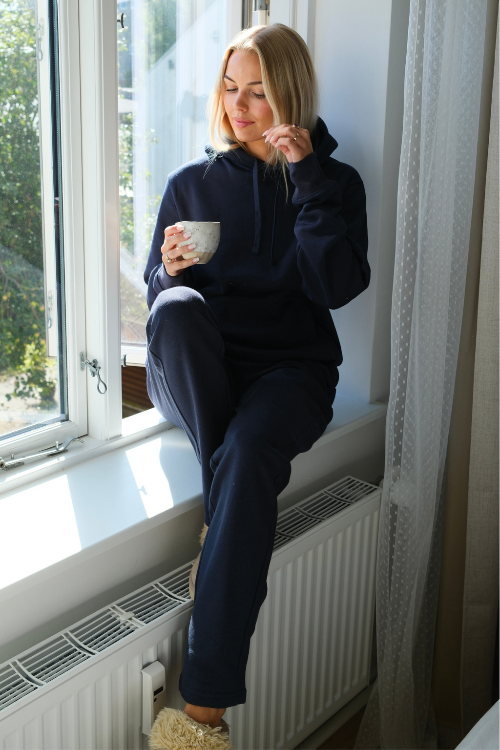 Essentiële joggingbroek - Marine