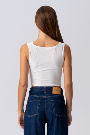 Elisa Waterfall Top - blanc