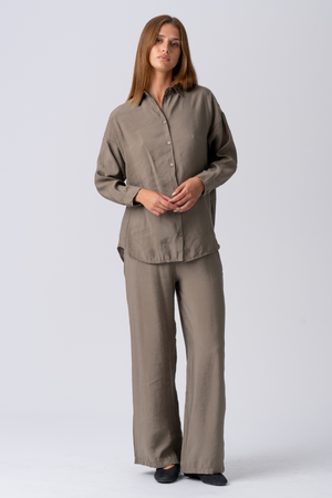 Mia Pants + MIA -shirt (kaki) - pakketdeal