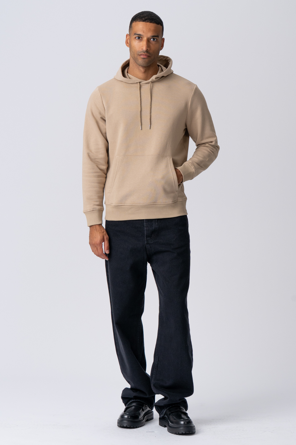 Sweatshirt Hoodie - Zand