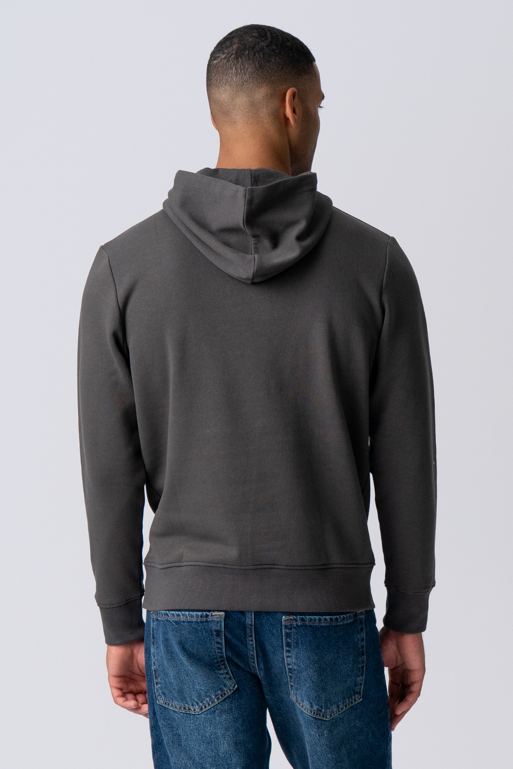 Sweatshirt à capuche - Gris foncé