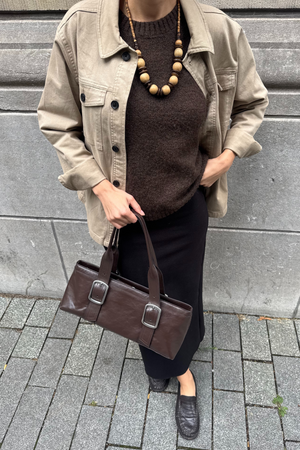 Twill -overschrijden - Beige