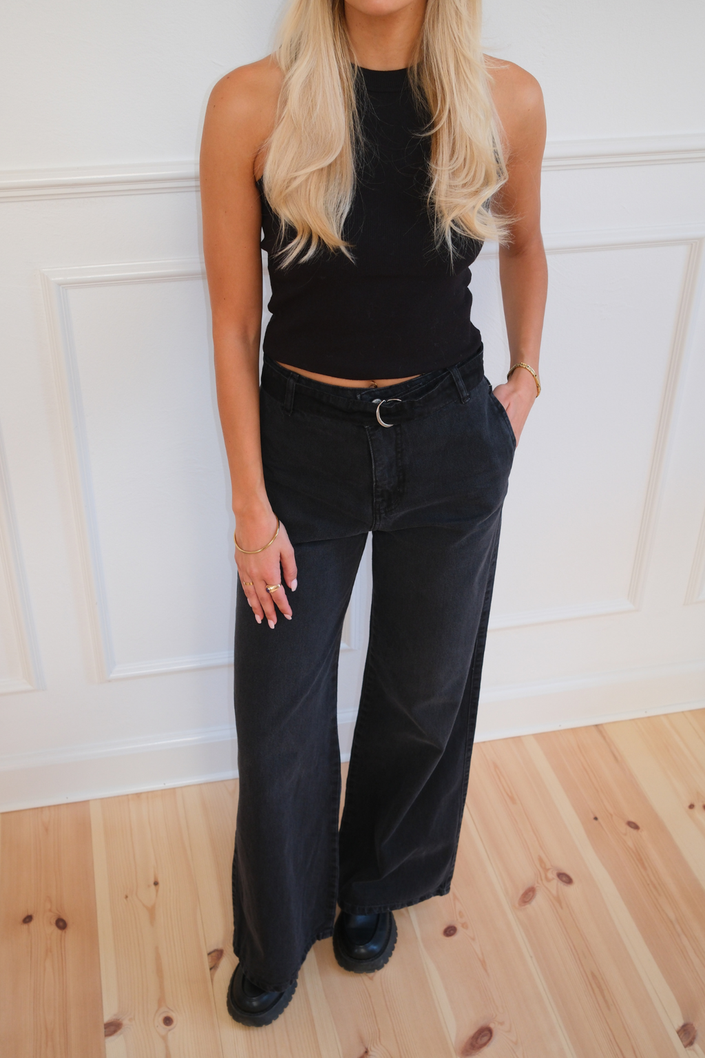 Amalia Jeans - Dark Grey