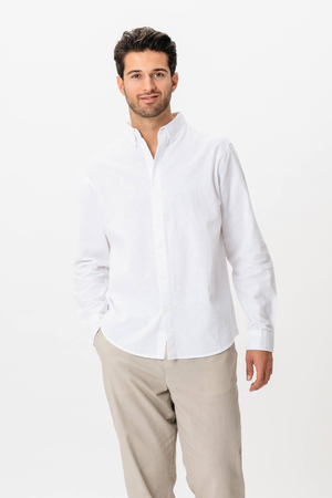 Chemise en lin - blanc