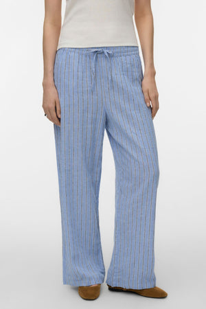 Linn Pants - Korenbloemblauw/LIVA-marineblauw