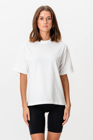 T-shirt BoxFit - beige clair