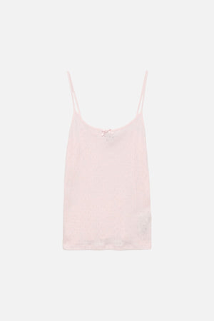 Isa Singlet Top - Pink A-Boo