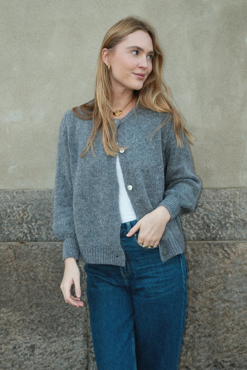 Anna Cardigan - Dark Grey - TeeShoppen Group™