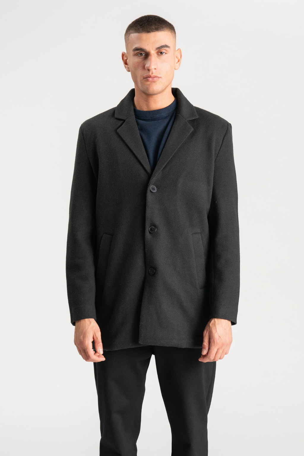 Manteau classique - Noir