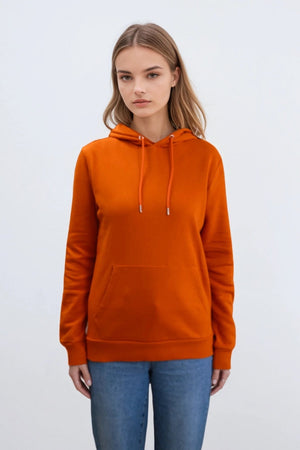 Vriendje zweet hoodie - oranje