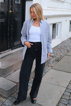 Vriendje Oxford -shirt - grijs