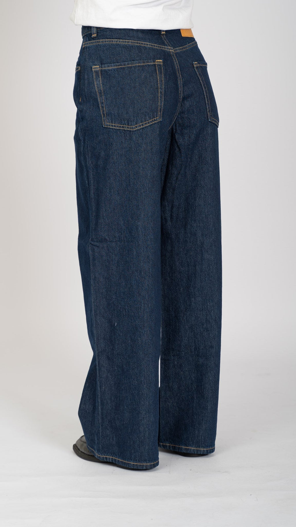 The Original Performance Wide Jeans - Dark Blue Denim