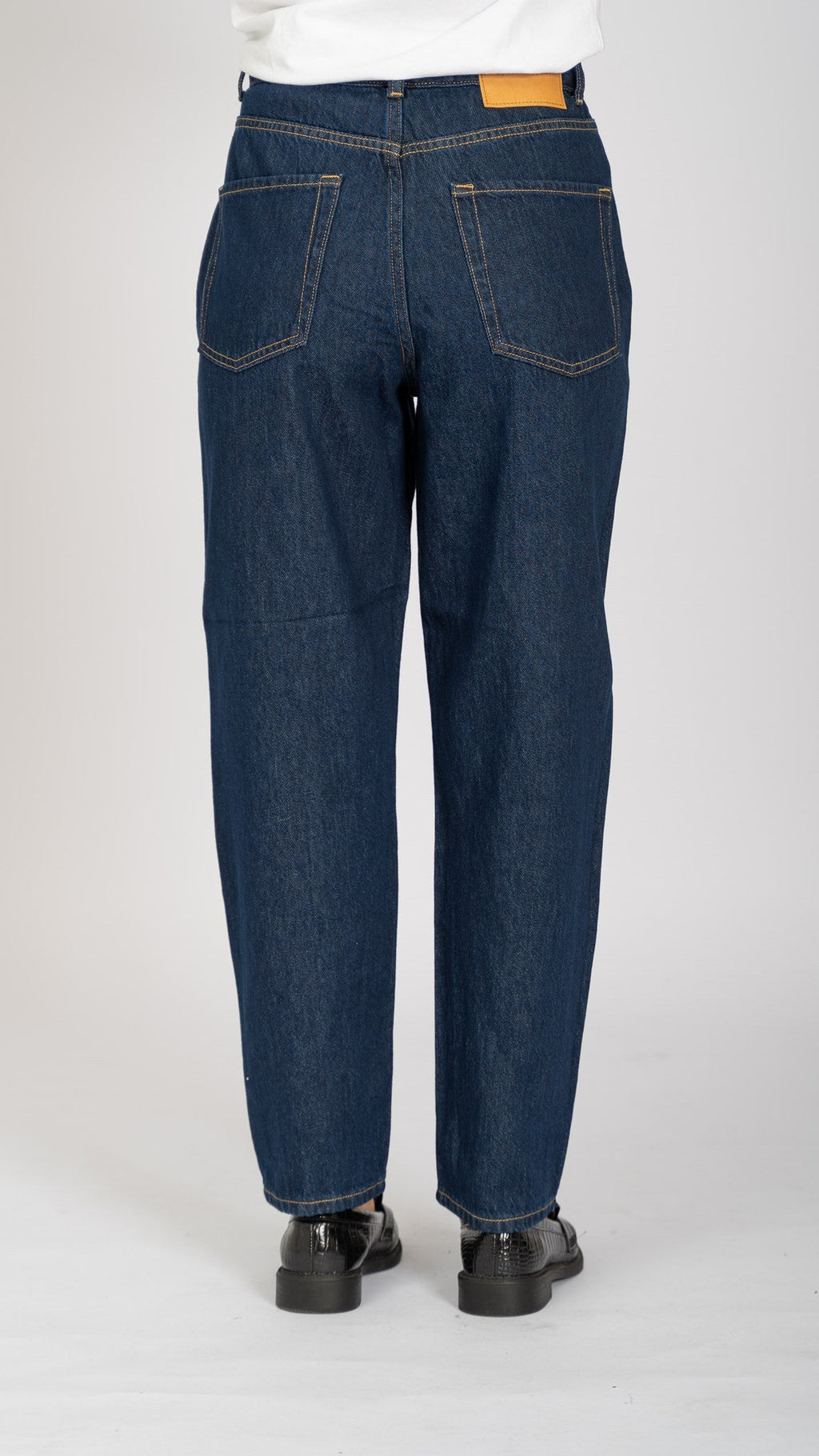 Le jean maman de performance original - Dark Blue Denim