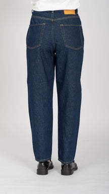 Le jean maman de performance original - Dark Blue Denim