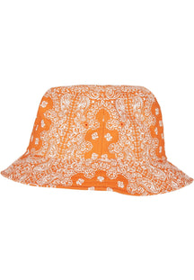 Bandana Print Bucket Hat - Orange