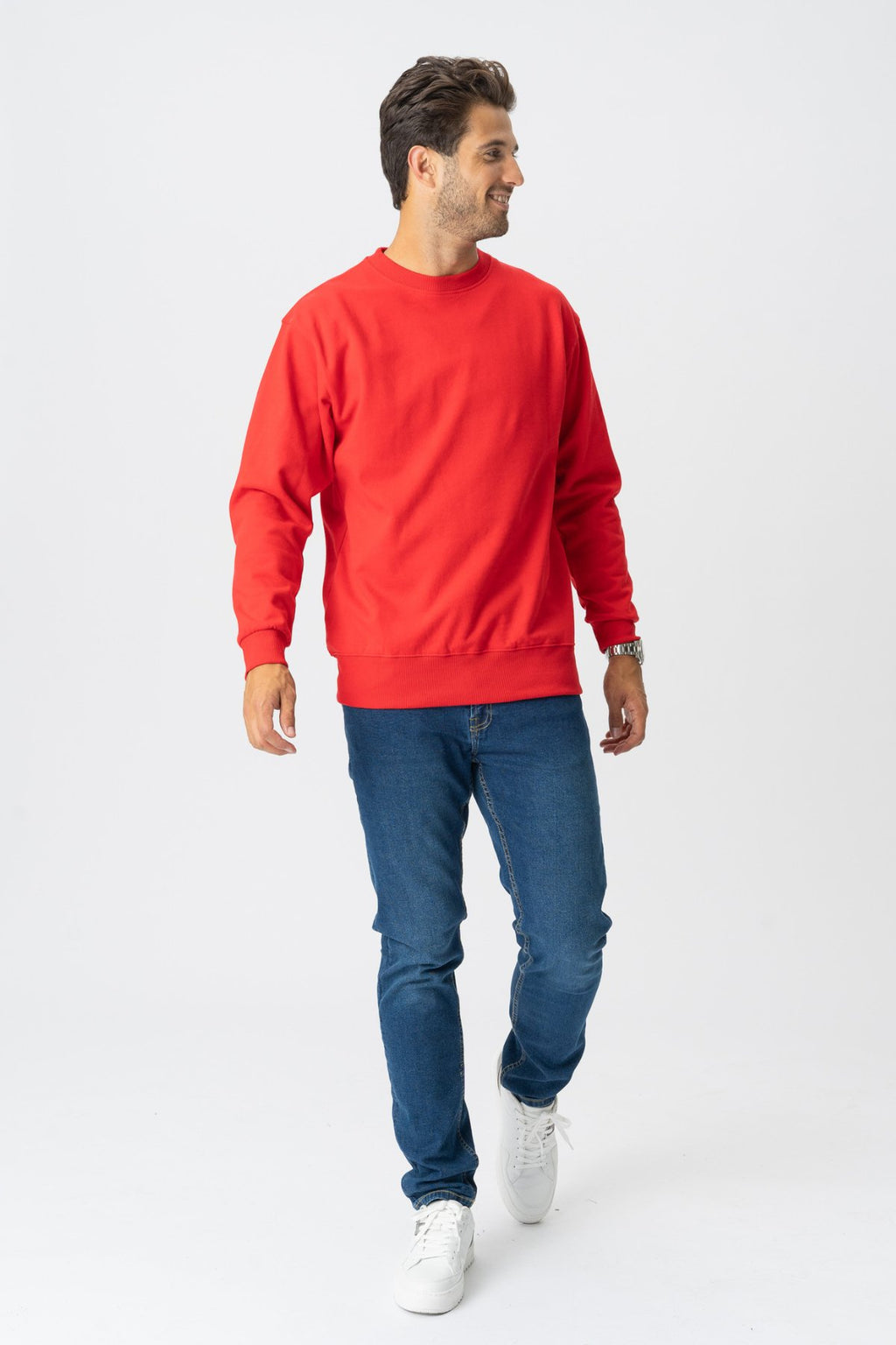 Crewneck de base - Rouge du Danemark