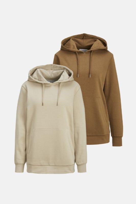 Basic Hoodie Sweat (Women) - Pakketdeal (2 pcs.)