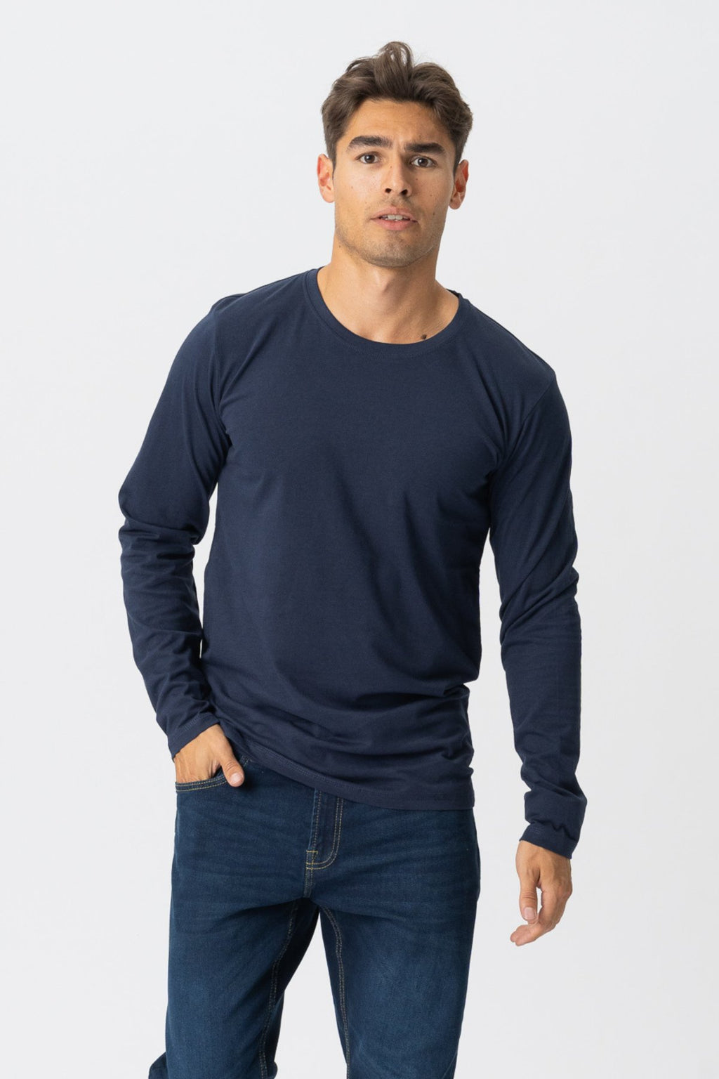 Basic Long Sleeve T-Shirt - Package Deal (6 pcs.)