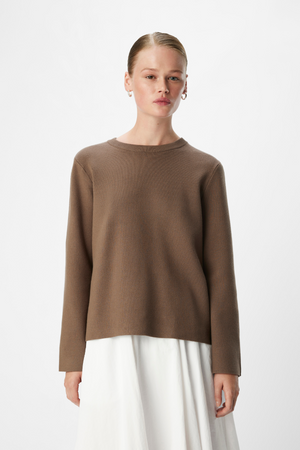 Reynard O -Neck -pullover - Morel