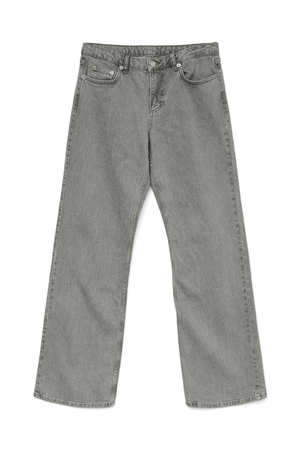 Alexis Low Taille Denim Jeans - Light Gray Denim