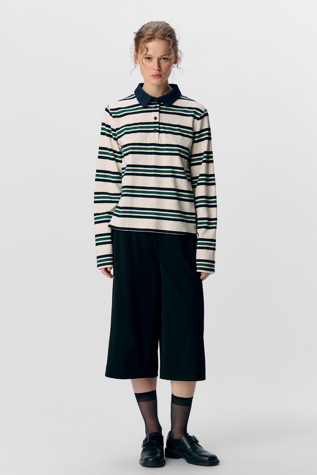 Nana L / S Polo Top - Capitaine du ciel