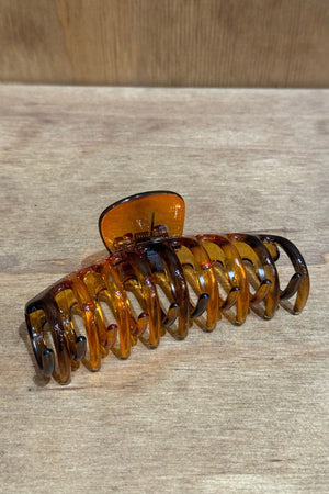 Clip à cheveux Olivia - marron