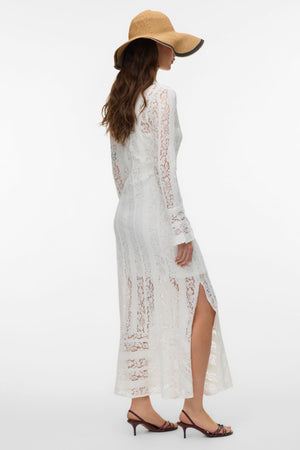 Kennedy Ankle Dress - Cloud Dancer