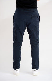 Pantalon de cargaison Cam Linus - marine noire