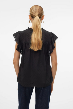 Trine Lace Top - zwart