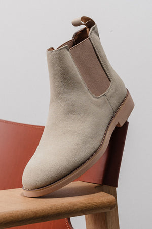 Bottes Chelsea - Beige