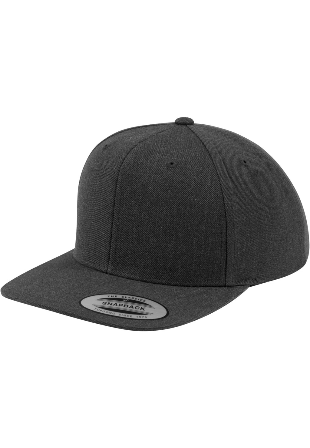 Classic Snapback - gris foncé/gris foncé