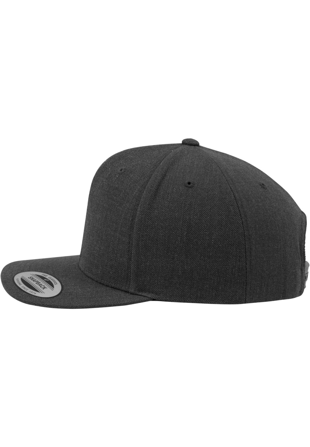 Classic Snapback - gris foncé/gris foncé